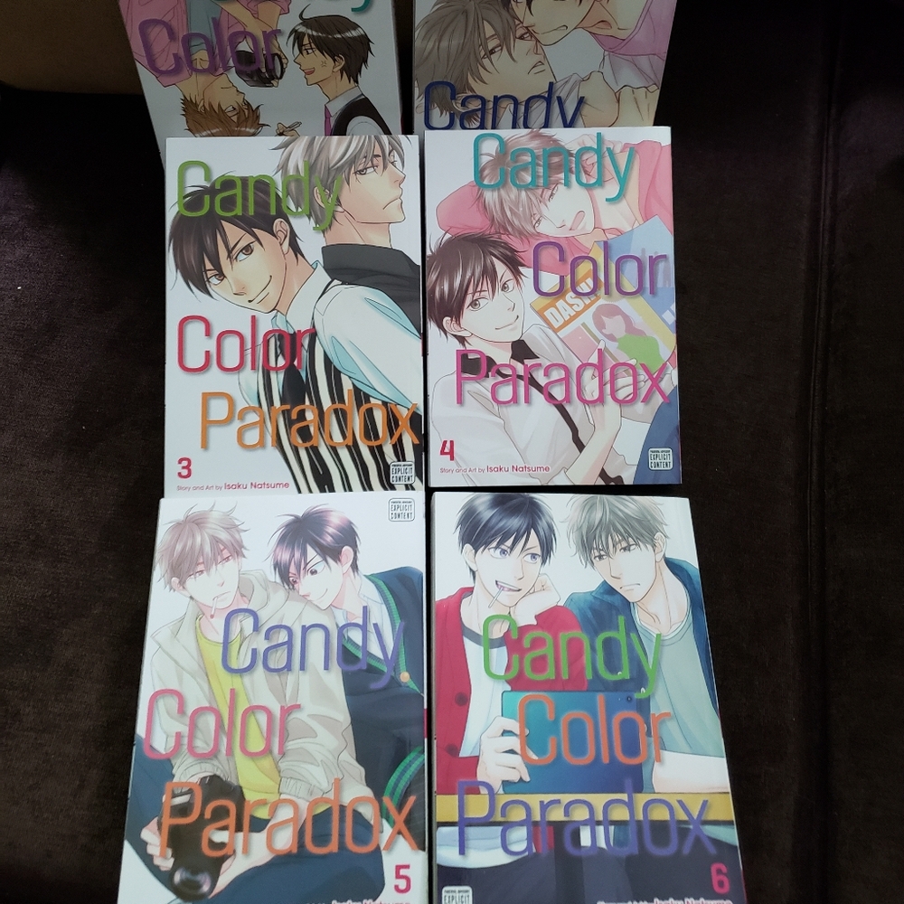 Candy Color Paradox Volume 1-6 Manga Bundle Lot